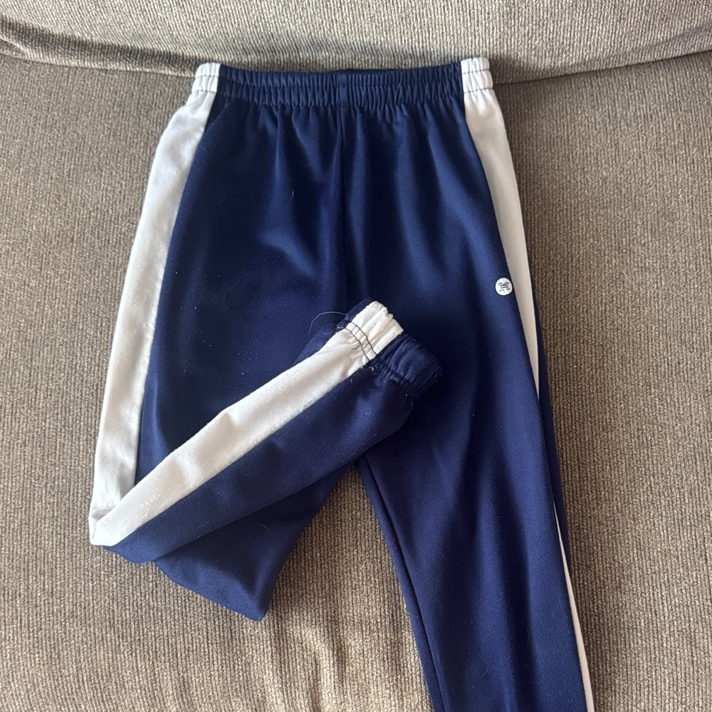 Boys blue and white joggers